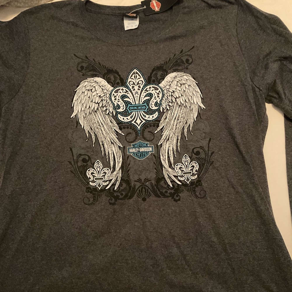 Harley-Davidson Charcoal Crew Neck Tee